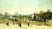 Lepine, Stanislas place de la concorde oil painting artist